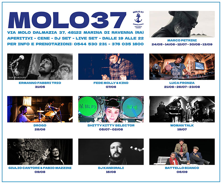 Eventi estate 2024 al Molo37