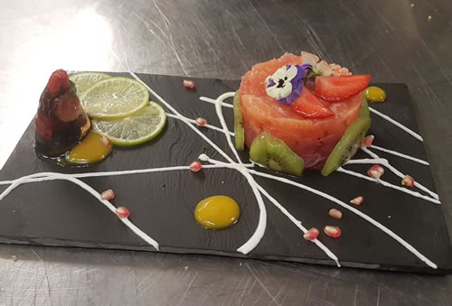 Tartare di tonno e salmone Tartare di tonno e salmone